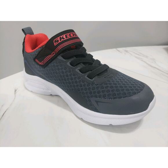 NEW WITHOUT BOX‎ SKECHERS Size 1 Kids black kaptix athletic gymshoes sneakers - Picture 4 of 6